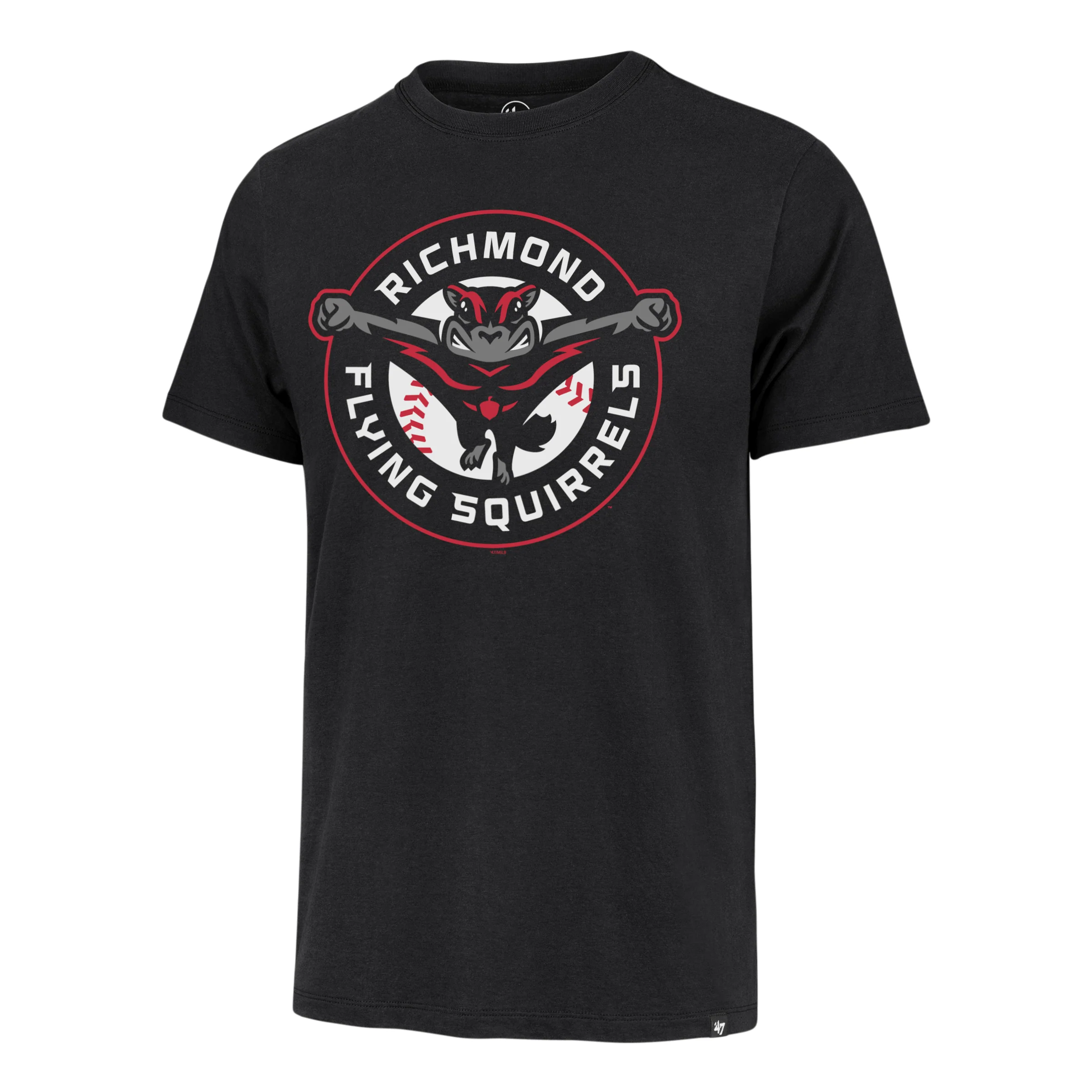 Richmond Flying Squirrels '47 Primary Logo Franklin Tee - Image 2