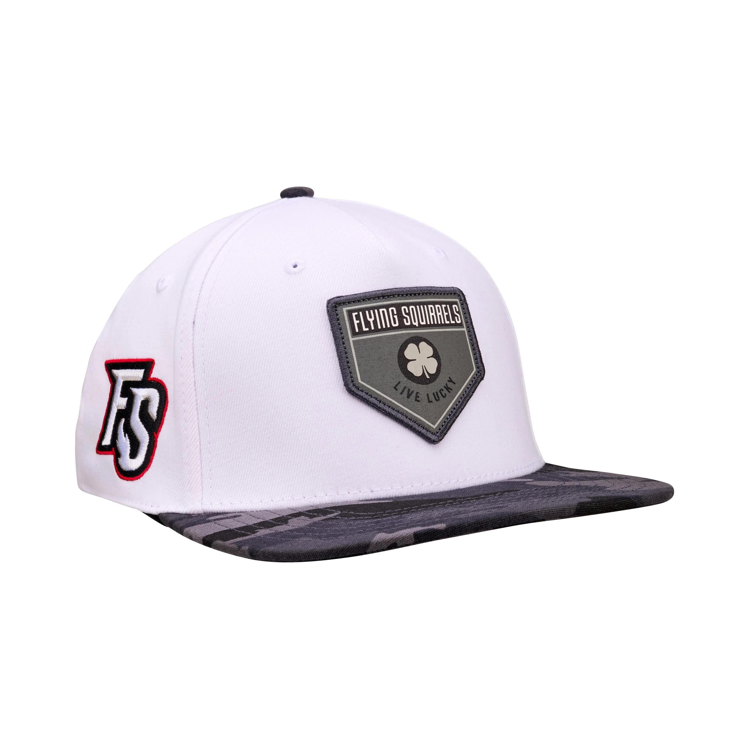 Richmond Flying Squirrels Black Clover At The Plate Snapback - Image 3