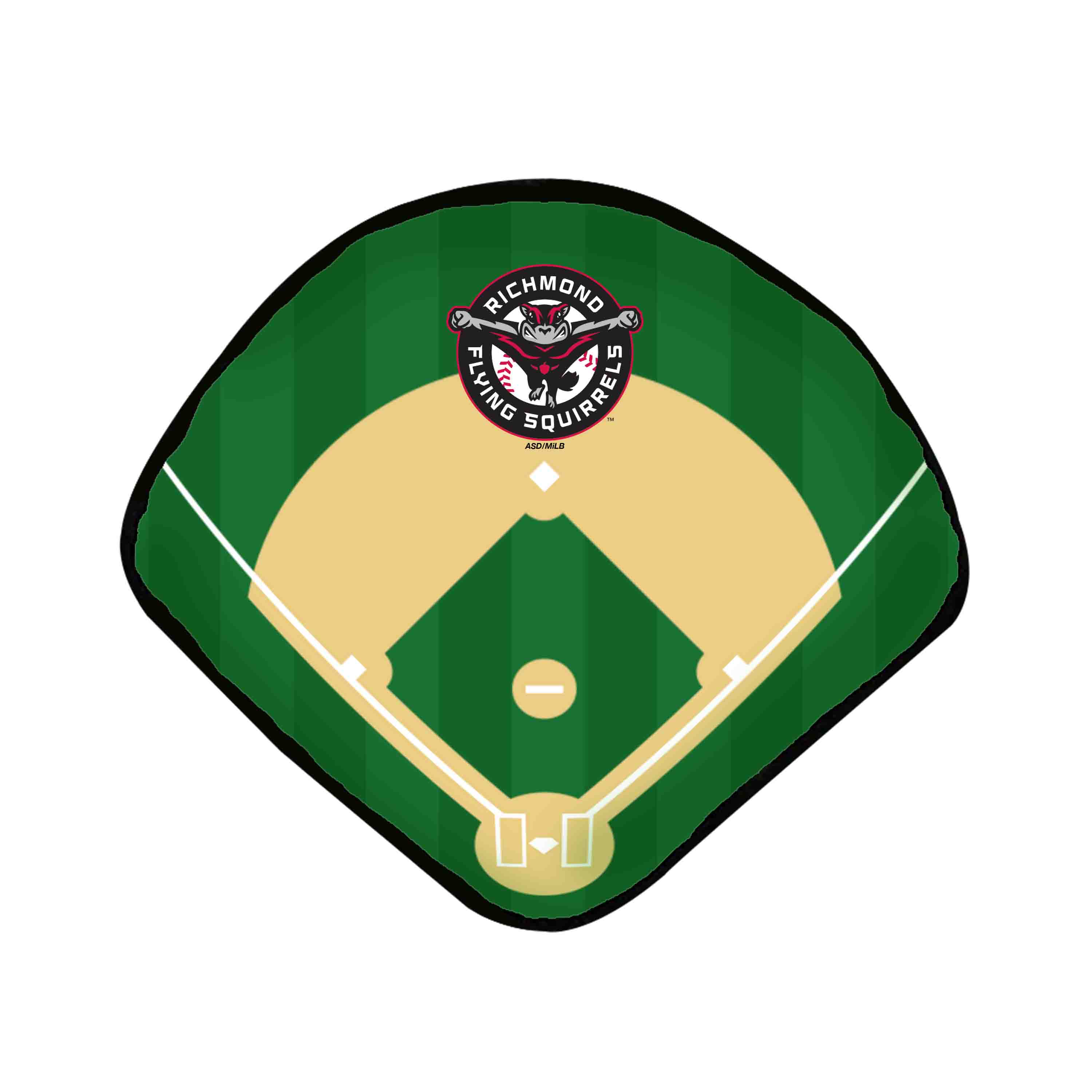 Richmond Flying Squirrels Diamond Field Dog Toy