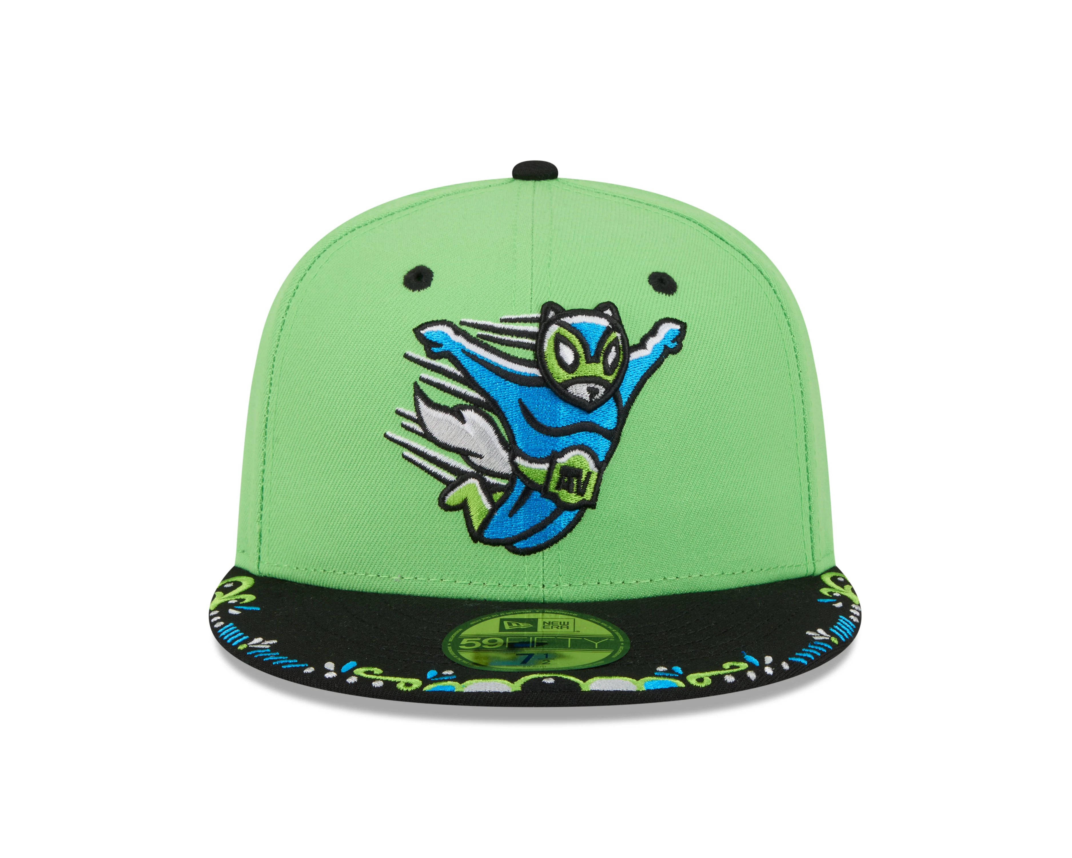 Richmond Flying Squirrels New Era 2026 AV Green 59Fifty On-Field Cap - Image 3