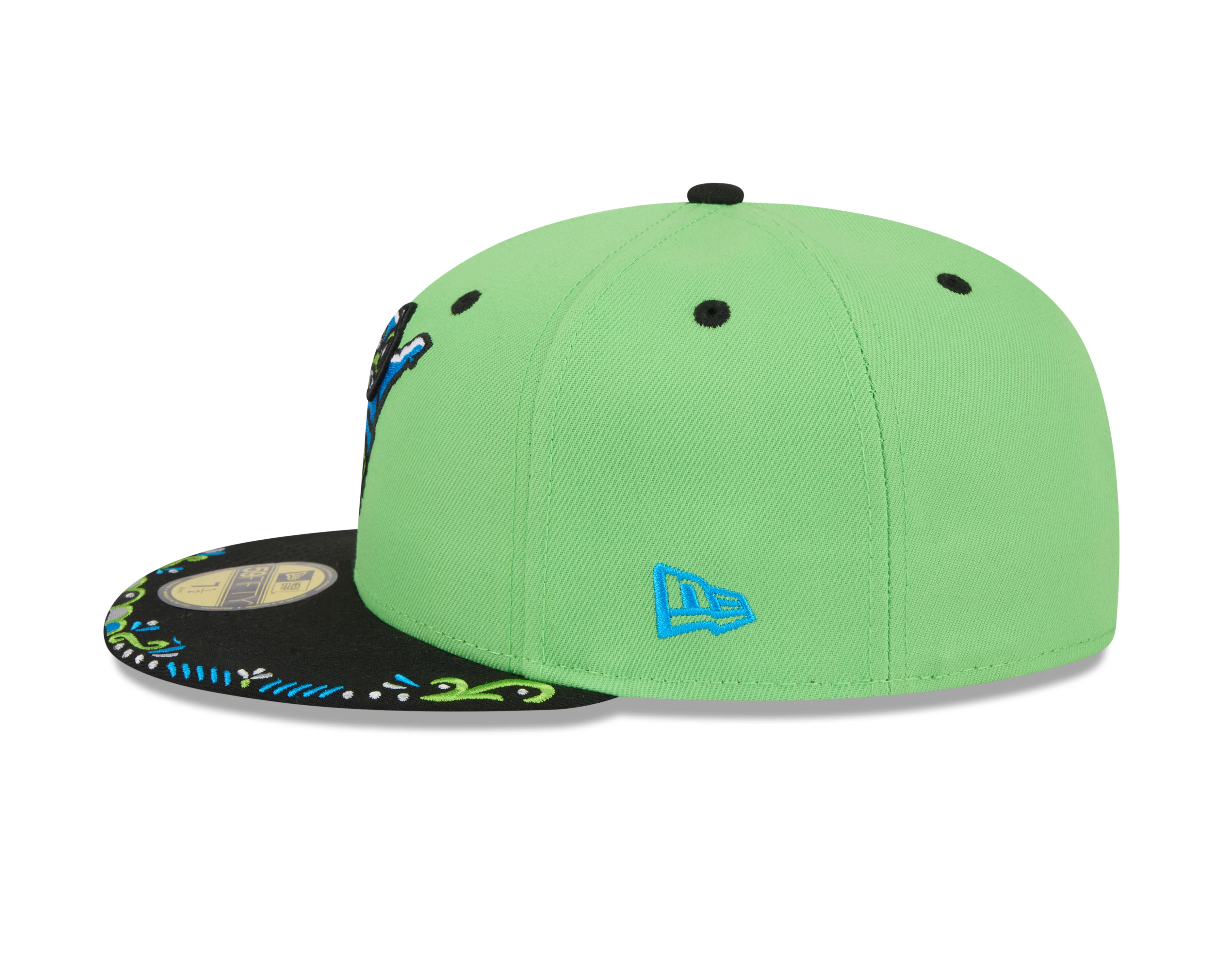 Richmond Flying Squirrels New Era 2026 AV Green 59Fifty On-Field Cap - Image 4