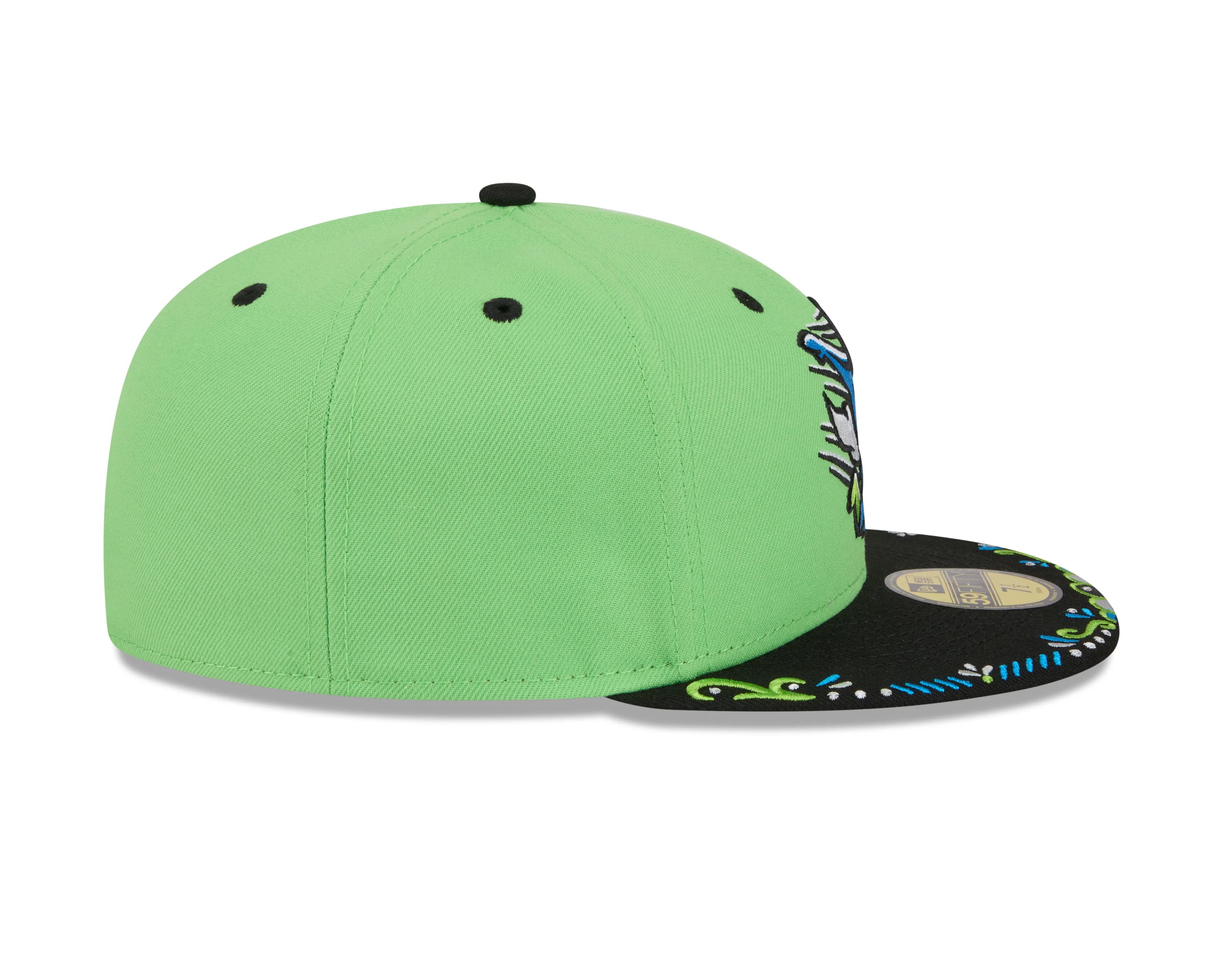 Richmond Flying Squirrels New Era 2026 AV Green 59Fifty On-Field Cap - Image 6