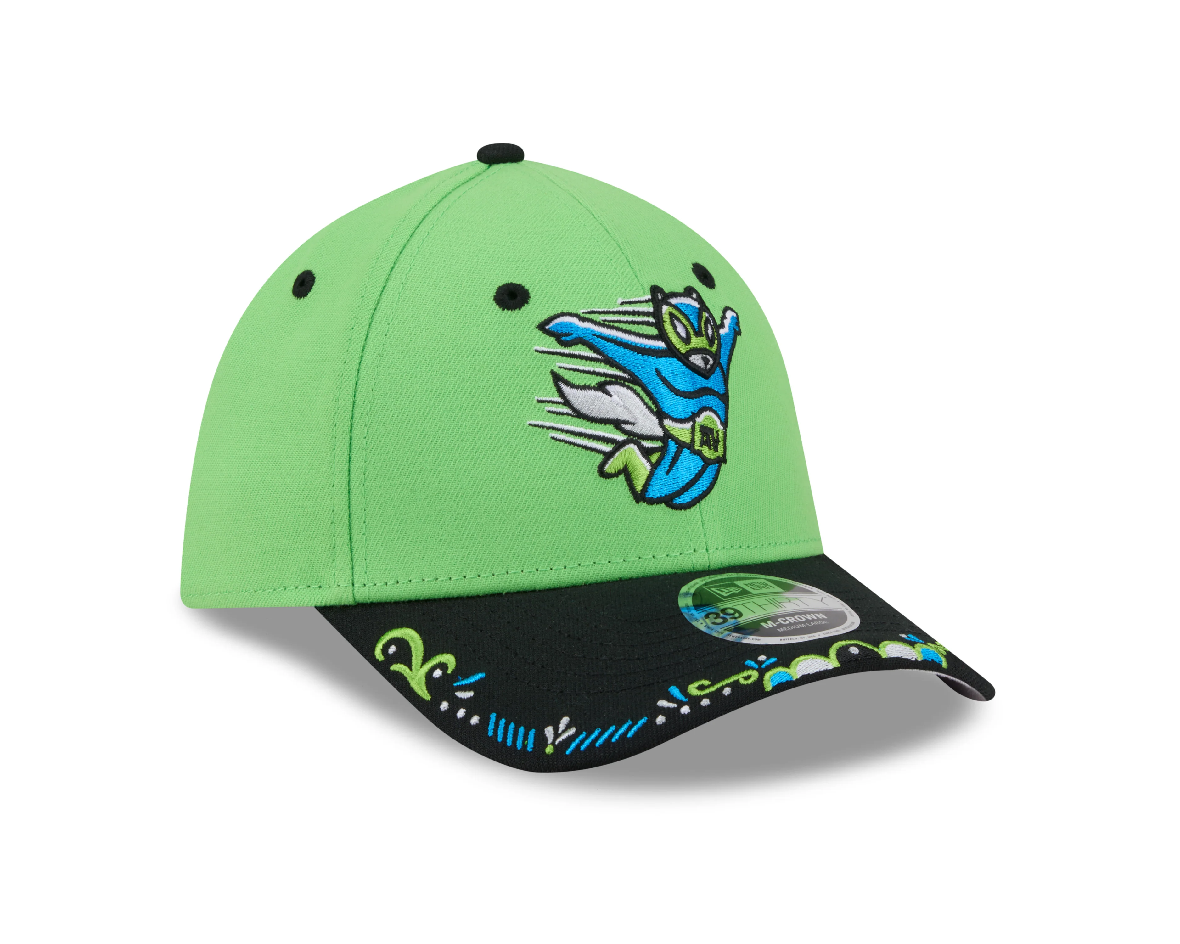 Richmond Flying Squirrels New Era AV 39Thirty M-Crown Cap - Image 5