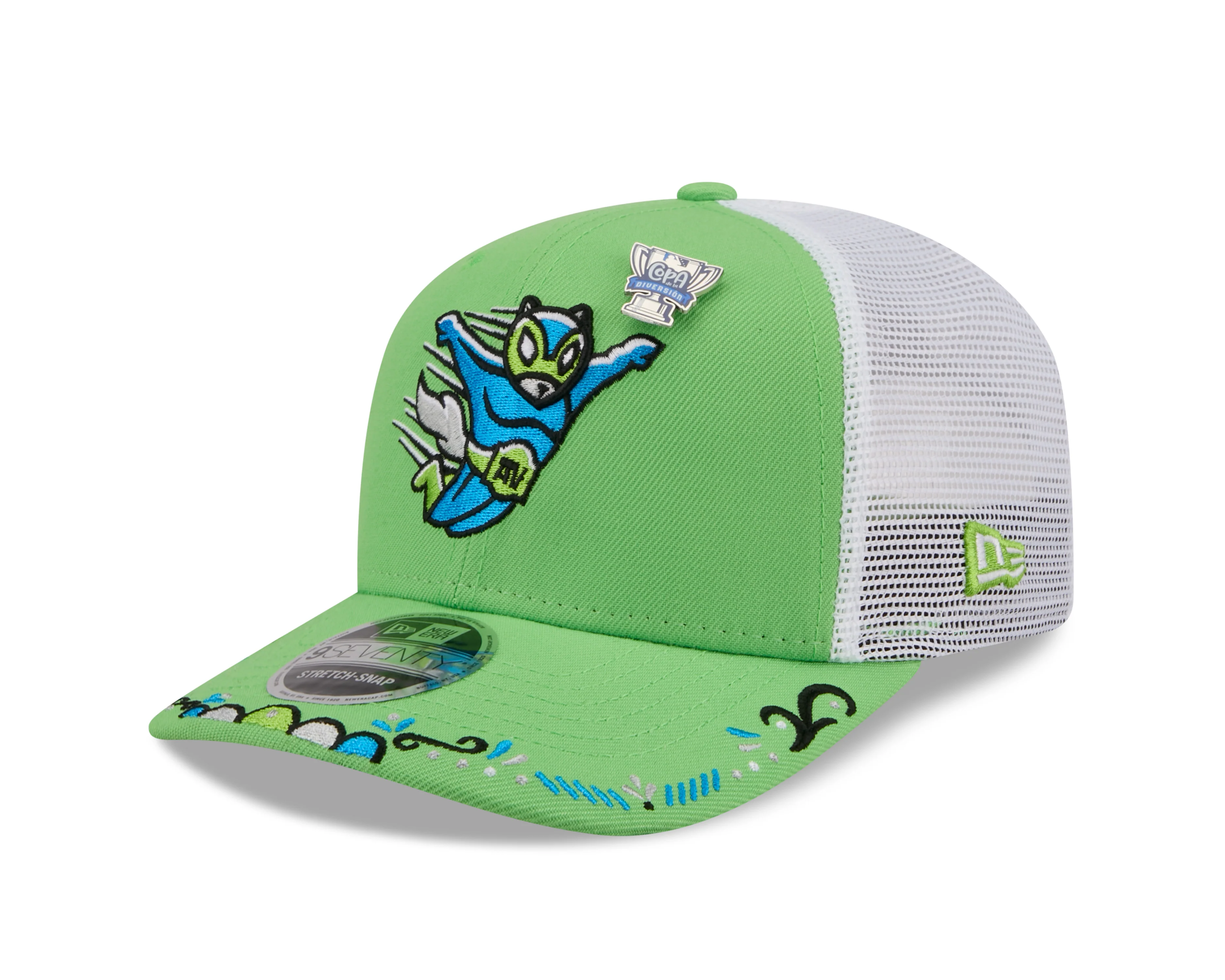 Richmond Flying Squirrels New Era AV 9Seventy Stretch Snap Cap - Image 2