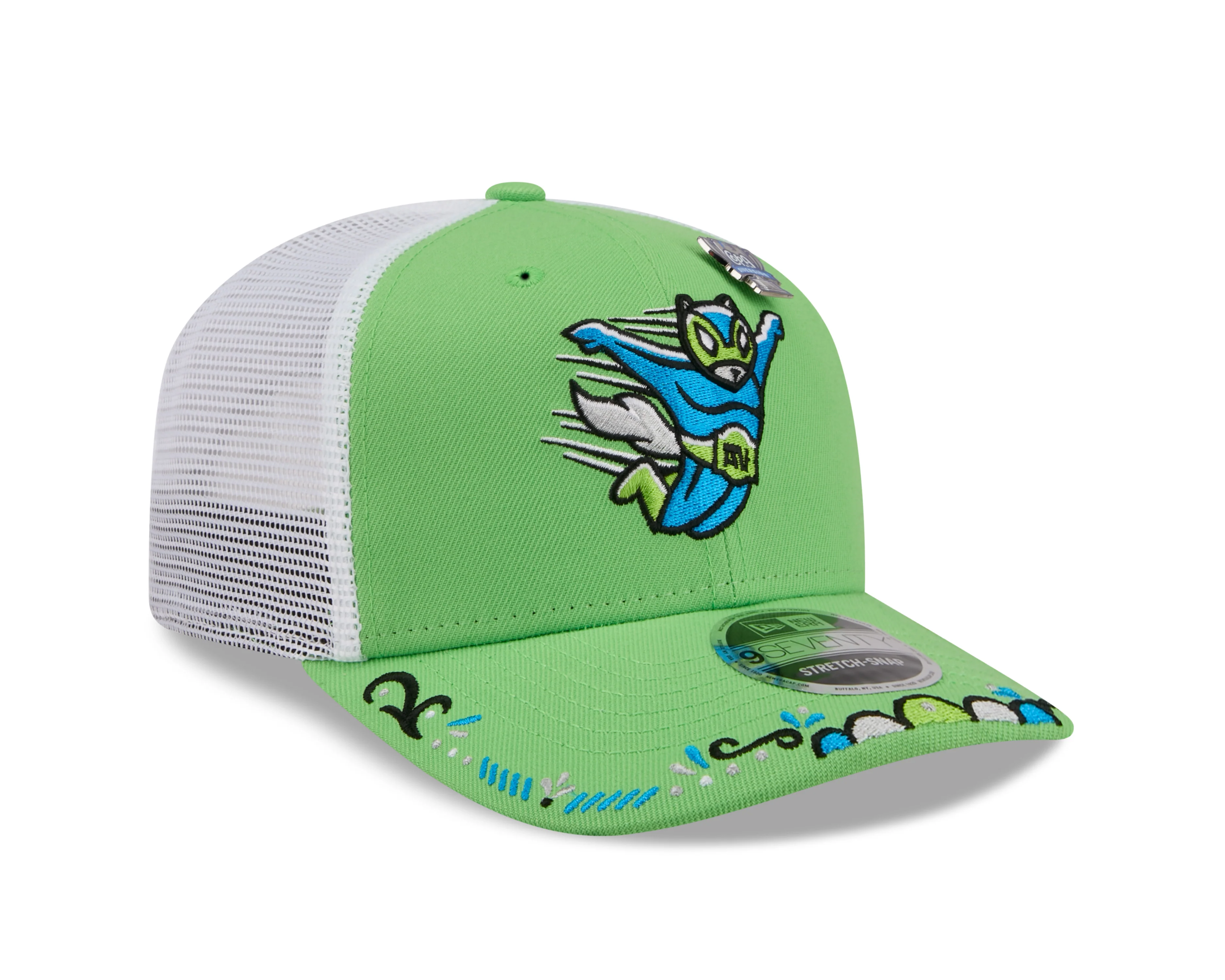 Richmond Flying Squirrels New Era AV 9Seventy Stretch Snap Cap - Image 4