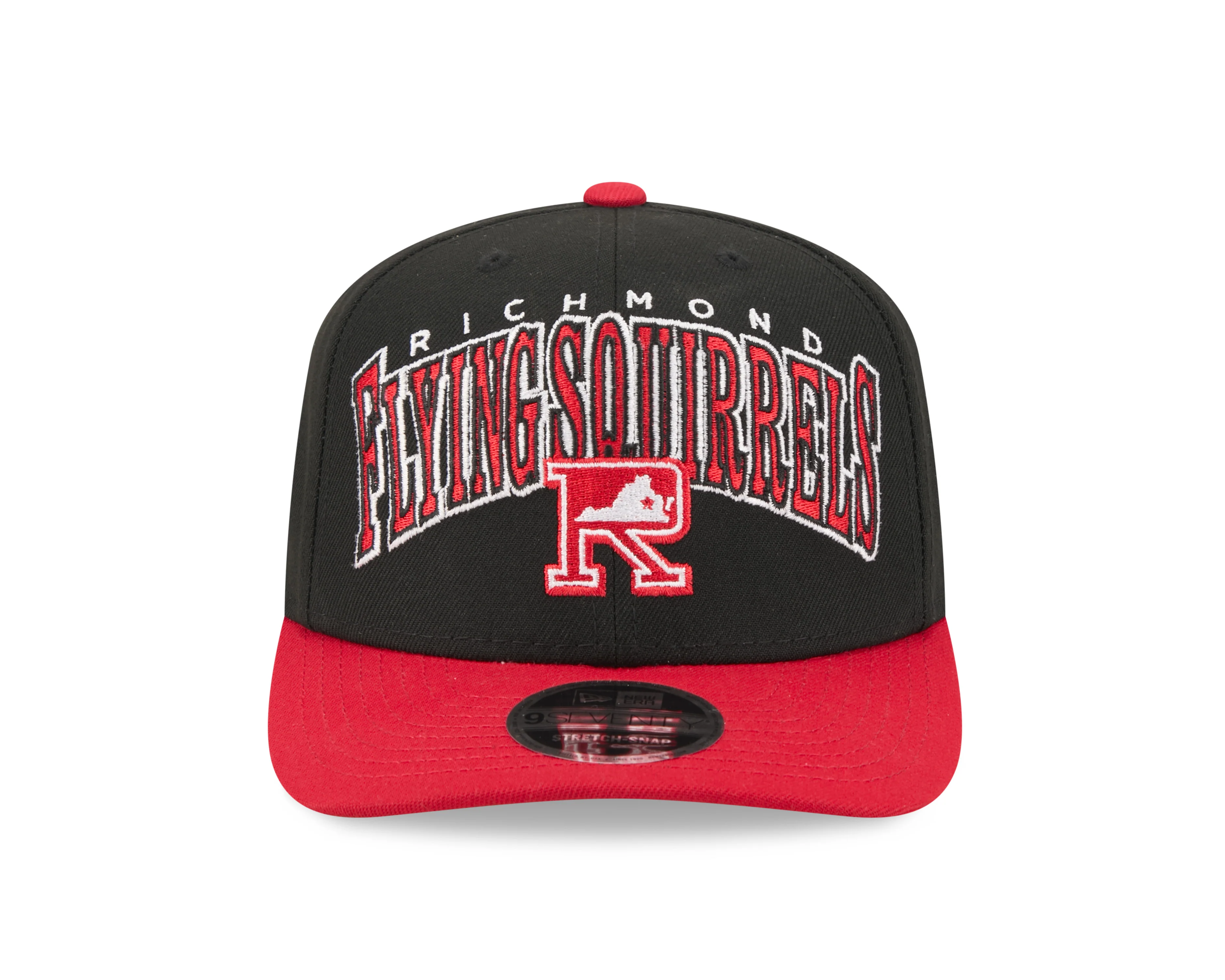 Richmond Flying Squirrels New Era Fauxback 9Seventy Stretch Snap Cap - Image 3