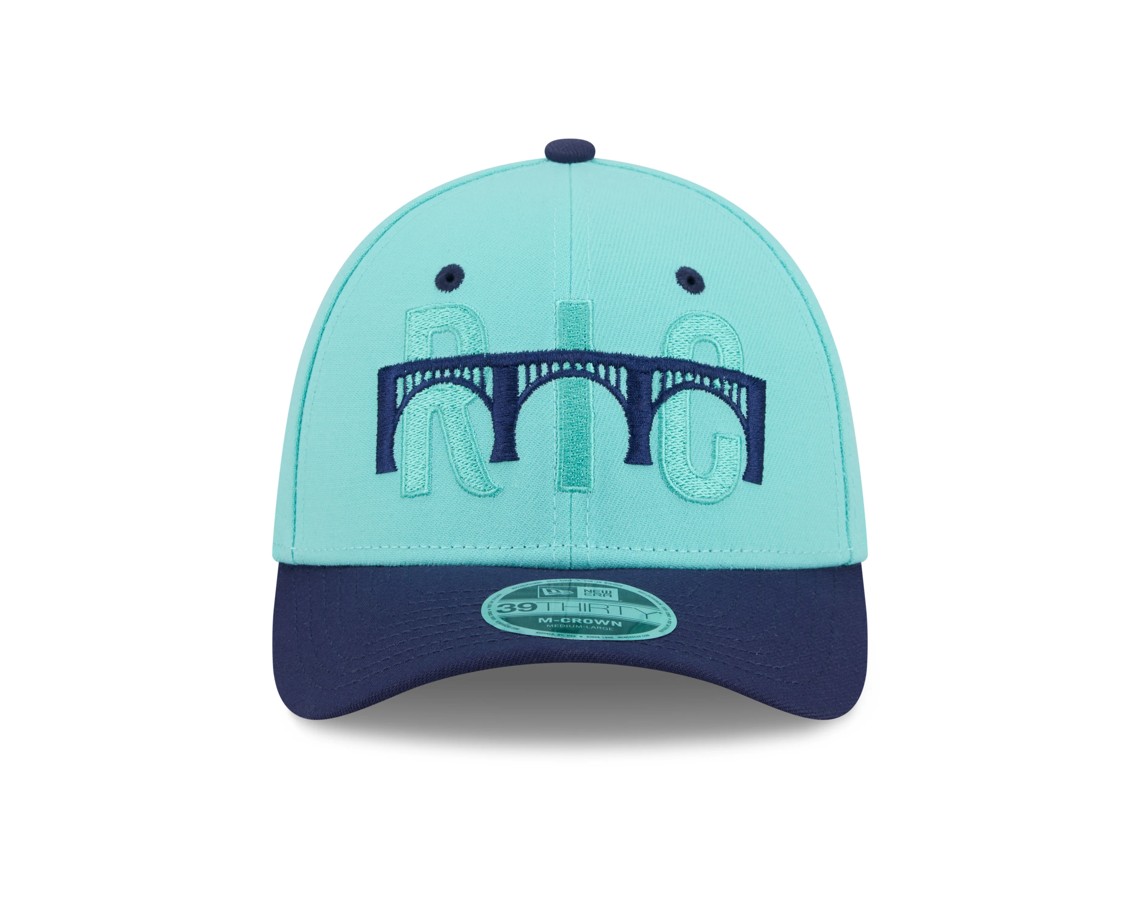 Richmond Flying Squirrels New Era River City 39Thirty M-Crown - Image 3