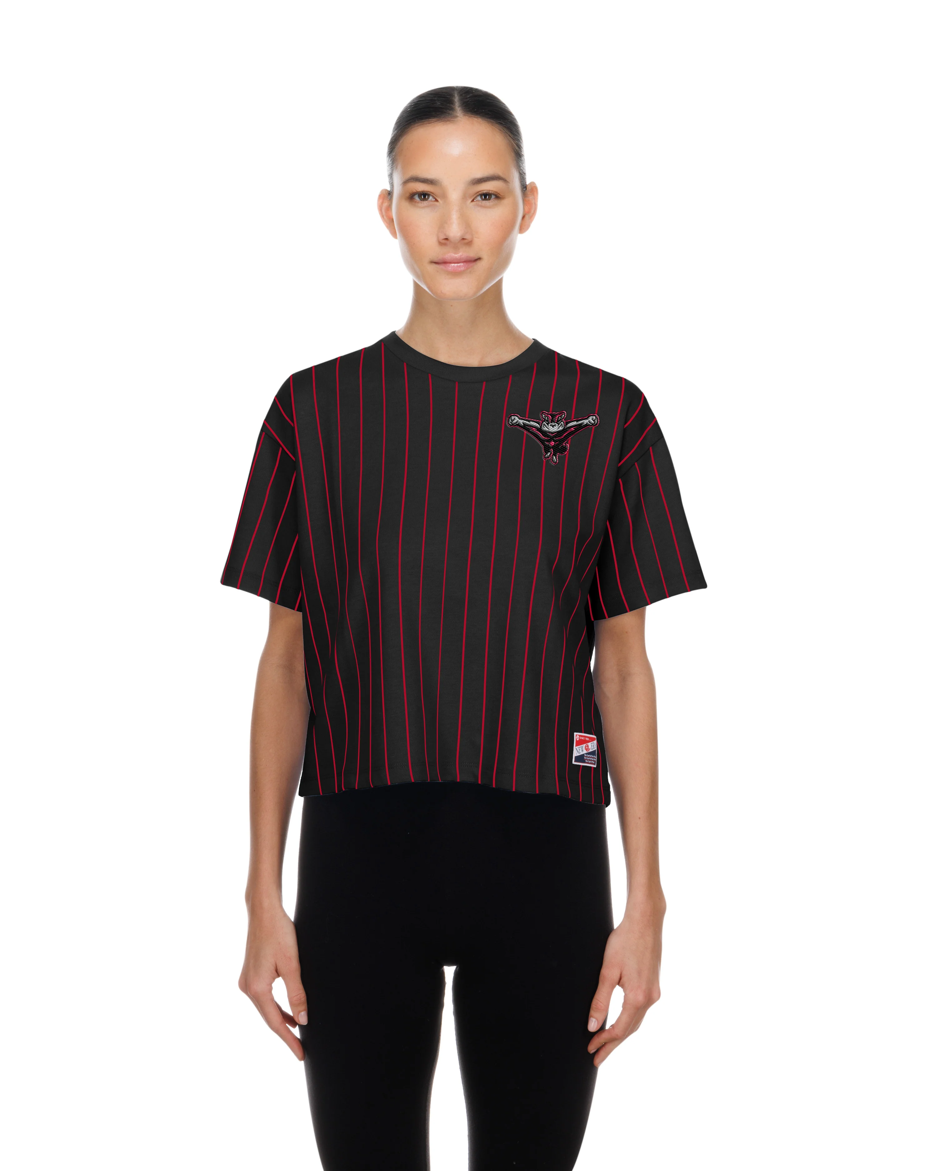 Richmond Flying Squirrels New Era Women's Pinstripe Tee - Image 2