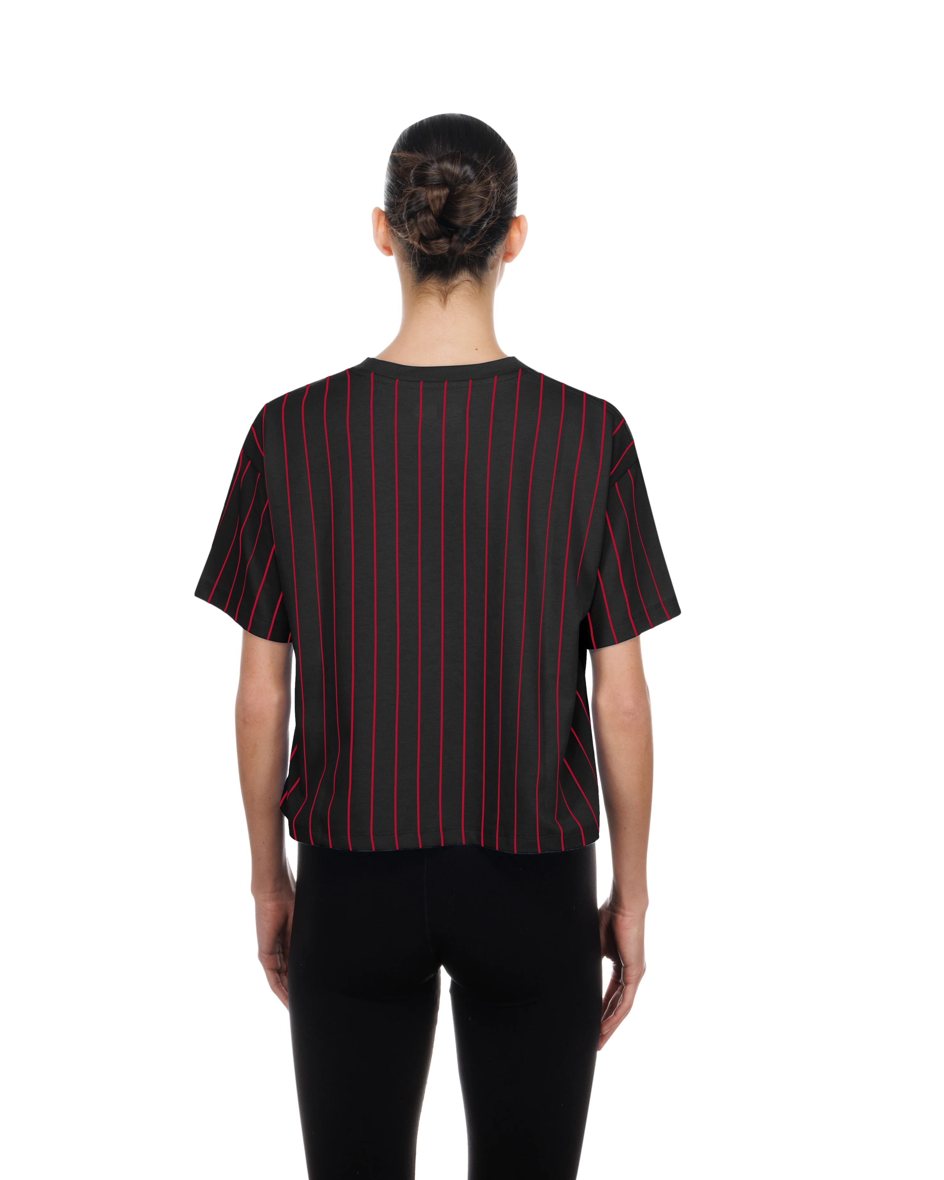 Richmond Flying Squirrels New Era Women's Pinstripe Tee - Image 3