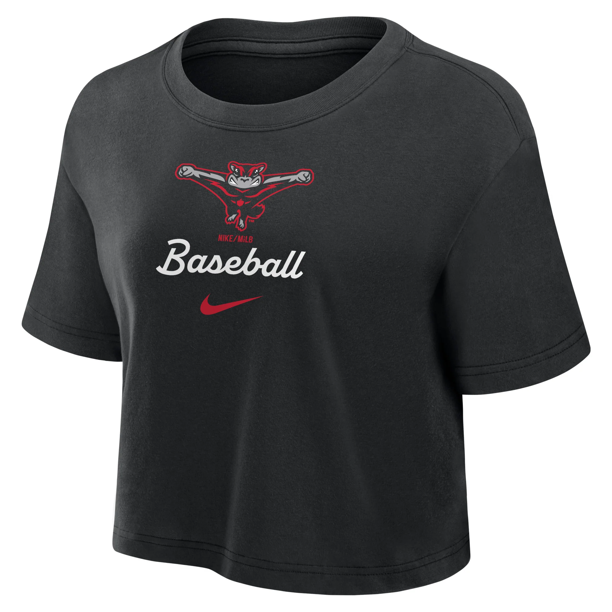 Richmond Flying Squirrels Nike Women's Script Dri-FIT Cotton Crop Tee