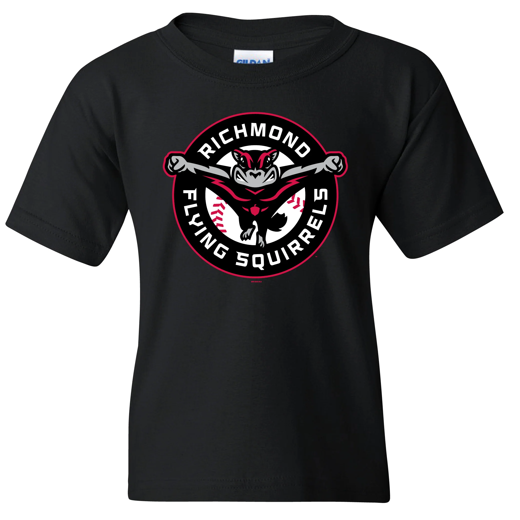 Richmond Flying Squirrels Youth Primary Logo Tee - Image 2